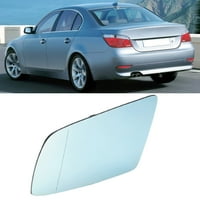 Fydun извън обратно виждане Огледално огледално стъкло син ляв страничен шофьор Електрическо отопление на отопление на отопление на обектив за обратно виждане Замяна на огледало за стъкло за серия E E 2003-2010