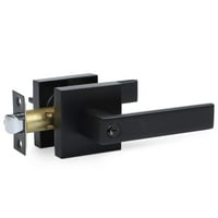 Заключва ключове за входни врати, черни дръжки на вратите за интериор или външна употреба на врати, тежки лостове за входни врати с клавиши, издръжливи и елегантни копчета за врати