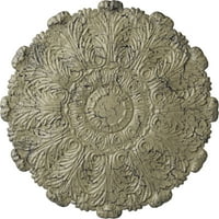 31 од 1 2П Дърам таван медальон, ръчно изрисуван замък камък пращене