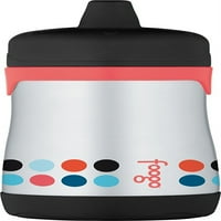 Foogo изолирана от неръждаема стомана 10oz твърд чучур Sippy Cup - Poppy Patch