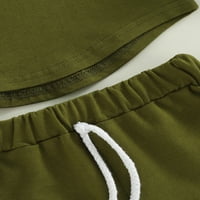 Aturuste Baby Boys Tanks Топс + къси панталони спортни ежедневни стила Еластична талия на летни дрехи