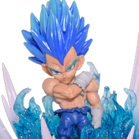 Gudo Dragon Z 4 Super Saiyan Blue Vegeta Action Фигура със светлина Q версия PVC модел играчки за колекция