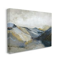 Ступел индустрии абстрактни планински върхове пейзаж живопис галерия увити платно печат стена изкуство, дизайн по дизайн Фабрикен