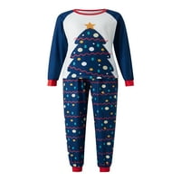 Douhoow Family Christmas PJS съвпадащ комплект за възрастни деца пижами празници коледни сънливи дрехи