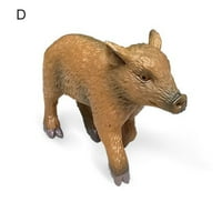 Модел на дивата свиня на Cuteam, фигурка на дивата глига