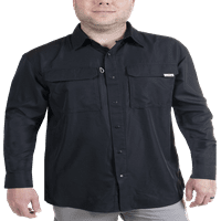 Мъжка риза за ловен водач, Черна, размер голям
