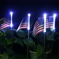 Herrnalise Outdoor Decor Clearance Външен водоустойчив LED слънчеви светлини Светлини Флаг светлини Градинска трева светлини декор