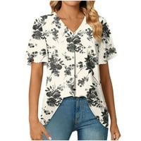 Tking Fashion Womens Tops Женска модна печата