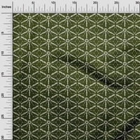 един органичен памук Воиле плат геометрични Касури печат плат от двор широк