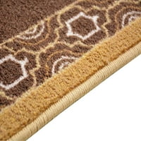 Персонализиран размер Рунбер килим устойчив на плъзгане подкрепа килим бегач пергола граница кафяв цвят нарязани на Размер ролка бегач килими от краката персонализиране в САЩ съоръжение