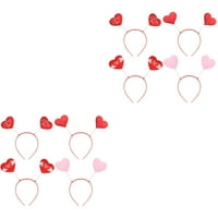 Обичащи сърдечни ленти за коса на Свети Валентин ленти за празнична любовна шапка за сърце