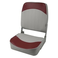 Wise 8WD781PLS- Стандартна седалка с висока задна лодка, сиво червено