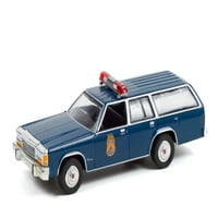Комплект за полицейска фигурка-Индианаполис Столична полиция Форд ООД корона Виктория вагон, Тъмно синьо-зелена светлина 36040Ф
