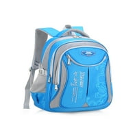 Fashnice Unise Bookbag Multi Pockets Backpack Протично кражба водоустойчива дневна дръжка Пътуване найлонов многофункционален пехотен одеяло ролка на открито синьо сиво голямо