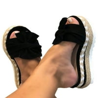 Дамски платформа за боук на сандали небрежно приплъзване на чехли