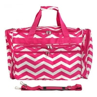 Calbags Chevron Duffel чанта, лилаво бяло