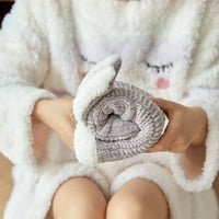 Hinvhai Clearance Жени момичета Зимни уши се сгъстяват топло неплъзгащи се сглобени тръби чорапи под средата на Сокс
