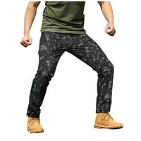 Мъжки туристически панталони Военни памучни панталони панталони Небрежни дълги панталони, модел на змия l