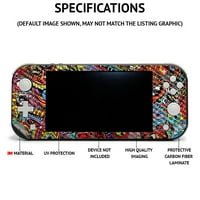 Кожа на въглеродните влакна, съвместима с Nintendo New 3DS XL Sticker Design Design Crazy Eyes