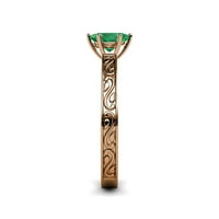 Emerald 7x овален свитъчен пасиан за годеж