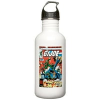 Cafepress - G.I. Joe First I - бутилка с вода от неръждаема стомана, спортна бутилка, 1.0L