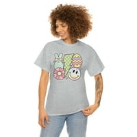 FamilyLoveshop LLC Великденска риза Великденска риза за зайче Великденска усмивка тоалет за великденска риза за риза за нейните смешни пипси тий