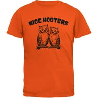 Хубава тениска на Hooters Orange за възрастни-2x-голяма