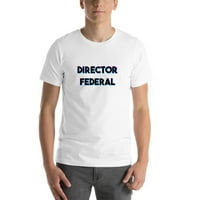 Tri Color Director Федерален памучен тениска с къс ръкав от неопределени подаръци