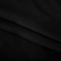 Летни рокли за жени Clearance Женски моден небрежен удобен V Врат Плътно цветен без ръкави слаби рокля черна л л