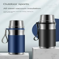 Homgreen All Steel Thermos Cup Мъжки неръждаема стомана на открито спортна бутилка за вода Бизнес чаша за подарък