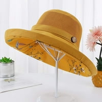 Bazyrey Sun Hat for Women Жена Лятна солидна модна сгъваема мрежа Дишаща плажна слънчева шапка Купете Get 3