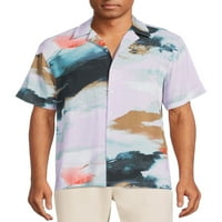 Мъжка риза без граници, размери ХС-3ХЛ