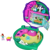 Polly Pocket Pocket w orld lil 'Ladybug Garden Compact, Micro Dolls, Accessories