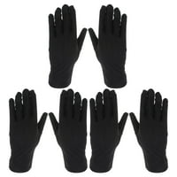 Еластични ръкавици с двойки еластични спандени ръкавици за бижута проверка ръкавици Етикет ръкавици дишащи ръкавични ръкавици