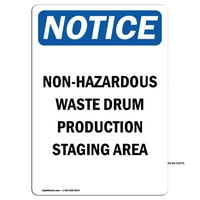 Бележка Знак - Неопасни Отпадъци Барабан Производство