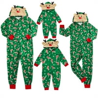 Съответстващи семейни пижами задават почивка PJS Коледна пижама за сън за татко мама деца