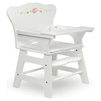 Кошница за язовец кукла висок стол с подплатена седалка-Бяла Роза