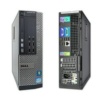 Използван- Dell Optiple 990, SFF, Intel Core I5- @ 3. GHz, 12GB DDR3, New 500GB SSD, DVD-RW, без OS