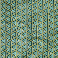 един органичен памук поплин Кепър плат триъгълник геометрични Плат щампи от двор широк
