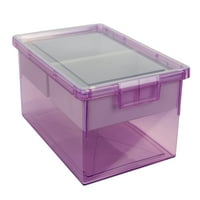Комплект за разделител на тава за бин-Двойна дълбочина 6 Бин в оцветено лилаво-пакет