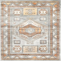 нулум замък слънце племенни бегач килим, 2 '6 10', оранжев