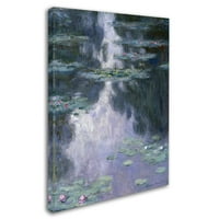 Търговска марка изобразително изкуство 'водни лилии нимфей 2' платно изкуство от Моне