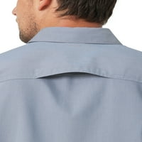 Мъжка външна риза с дълъг ръкав с влага, размери с-3ХЛ