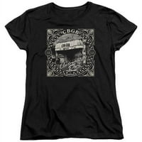 CBGB -Front Door - Womens Tee с къс ръкав - черен, изключително голям