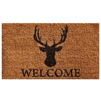 Calloway Mills Deer Welcome Outdoor Doomat 17 29