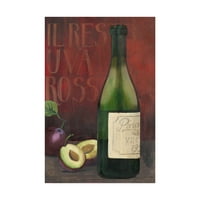 Марка изобразително изкуство Натюрморт вино платно изкуство от Грейс Поп