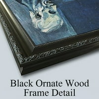 Hercules Brabazon Brabazon Black Ornate Framed Double Matted Museum Art Print, озаглавен: Garden Party
