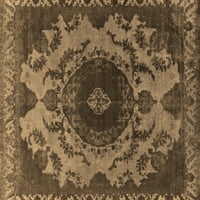 Ahgly Company Indoor Rectangle Oriental Brown Cured Rugs, 2 '5'