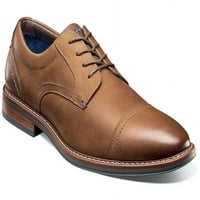 Nunn Bush Centro fle cap toe oxford кожени обувки рокля кафяв ch 84984-215