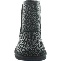 Женски UGG Classic Short Snow Leopard Mid Calf Boot